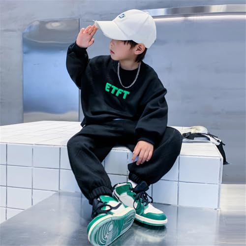 [KOSIKINI] 子供服 ジャージ キッズ 男の子 セットアップ 春 秋 服 長袖 ボーイズ トレーナー スポーツパンツ 子供 上下セット ジャージ 男の子 スウェット スウェットパンツ セットアップ キッズ カジュアル 韓国 お洒落 男の子服 出産祝い